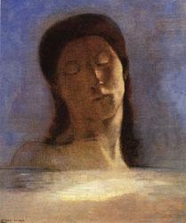Odilon Redon With Closed Eyes china oil painting image